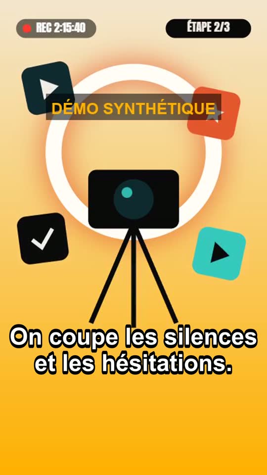 Clip vertical 3 sous-titré : On coupe les silences et les hésitations