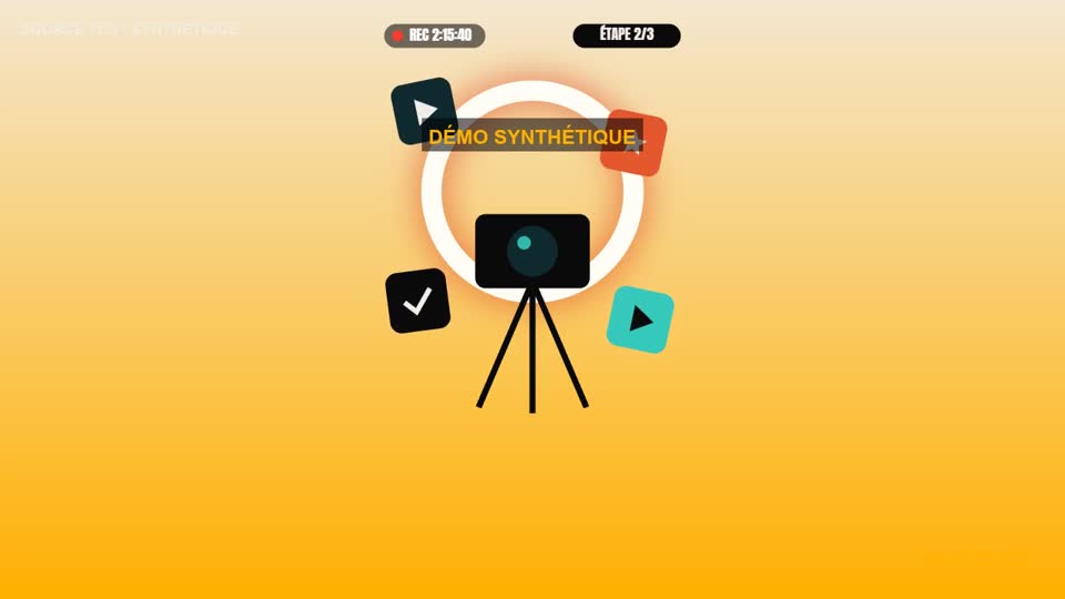 Source horizontale synthétique : studio de créateur
